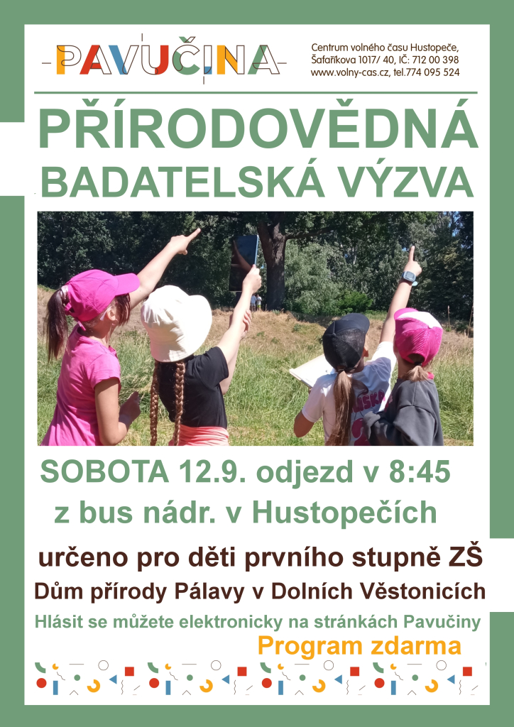 PŘÍRODOVĚDNÁ BADATELSKÁ VÝZVA