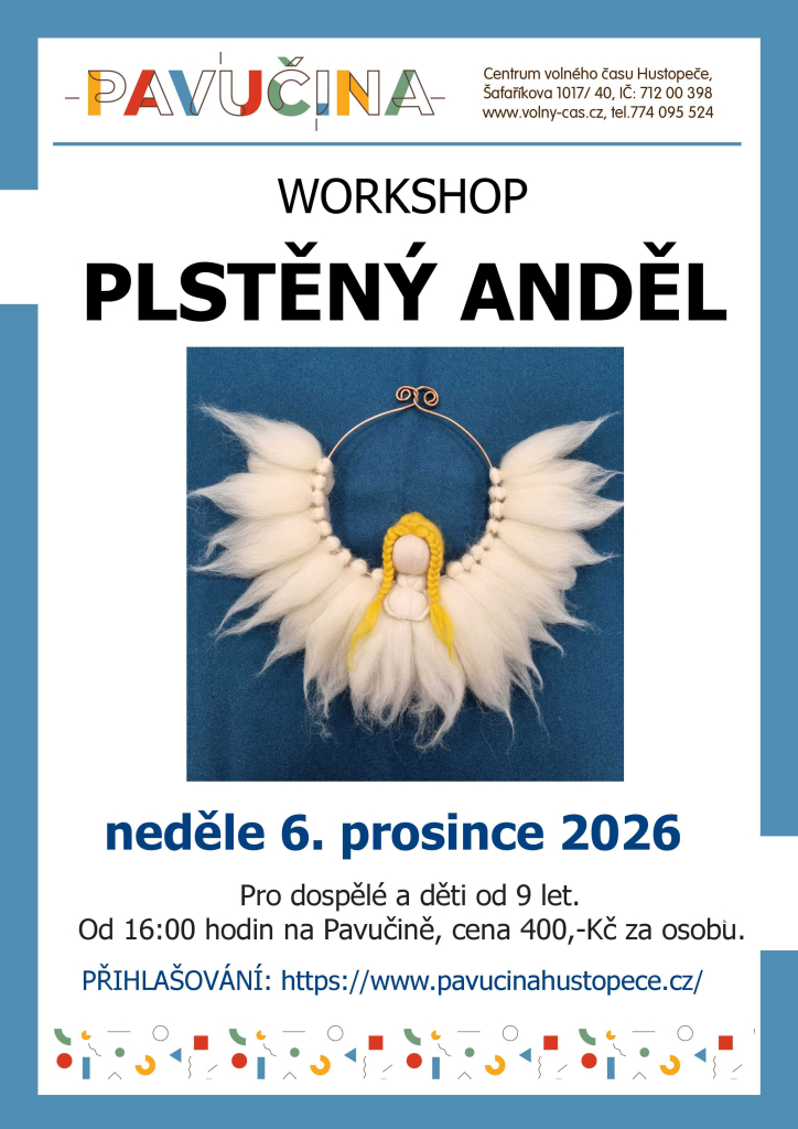 PLSTĚNÝ ANDĚL - workshop