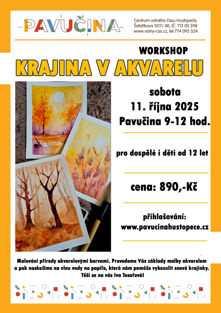 Krajina v akvarelu - workshop