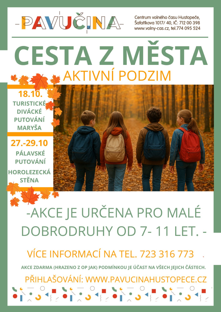 Cesta z města - aktivní podzim 2025