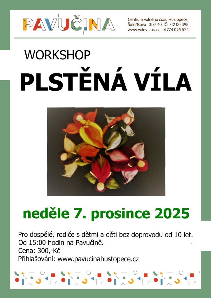 Plstěná víla - workshop