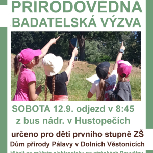 PŘÍRODOVĚDNÁ BADATELSKÁ VÝZVA