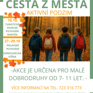 Cesta z města - aktivní podzim 2025