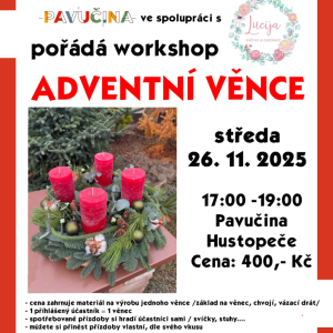 Adventní věnce - workshop